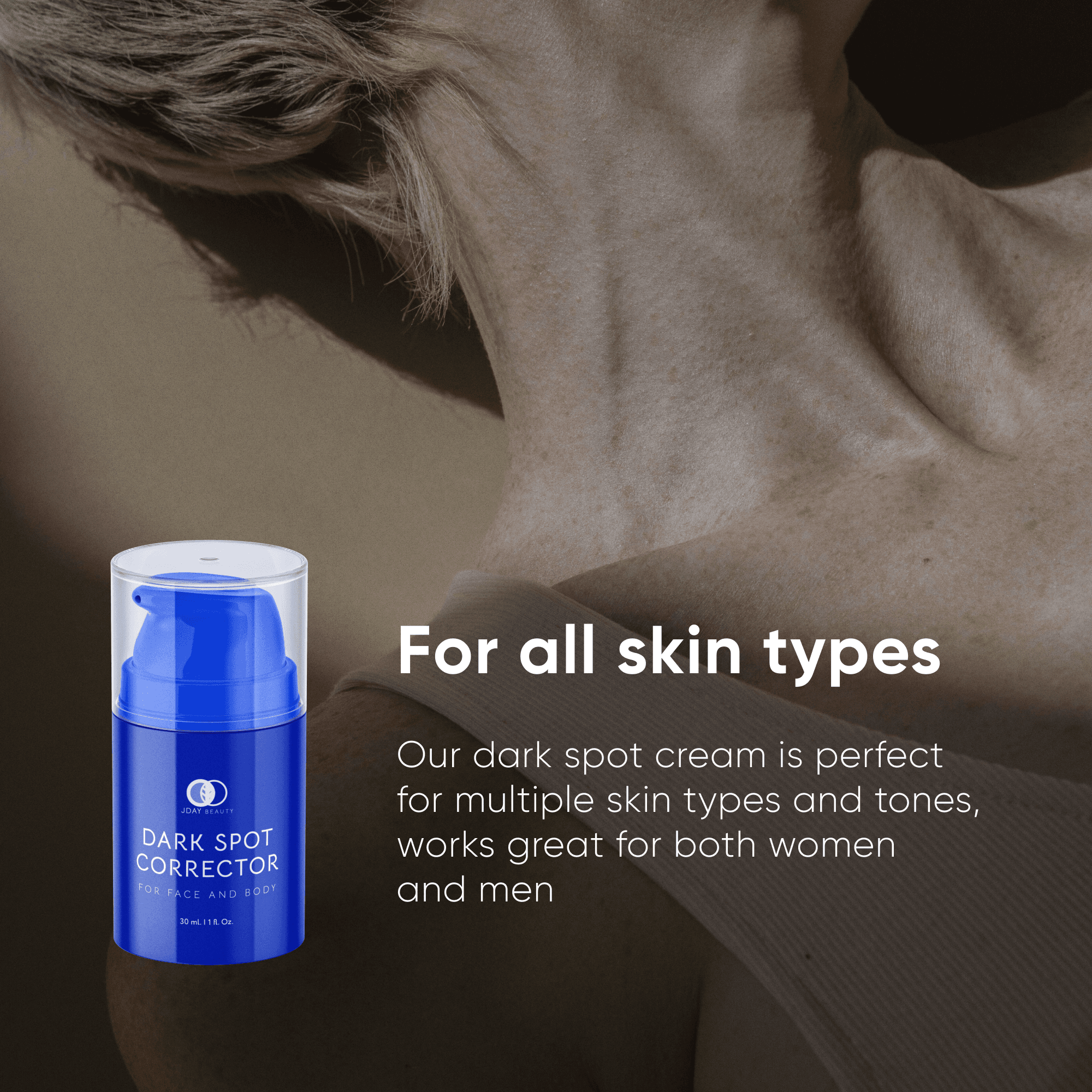 Dark Spot Corrector for face and body: for all skin types, the bottle