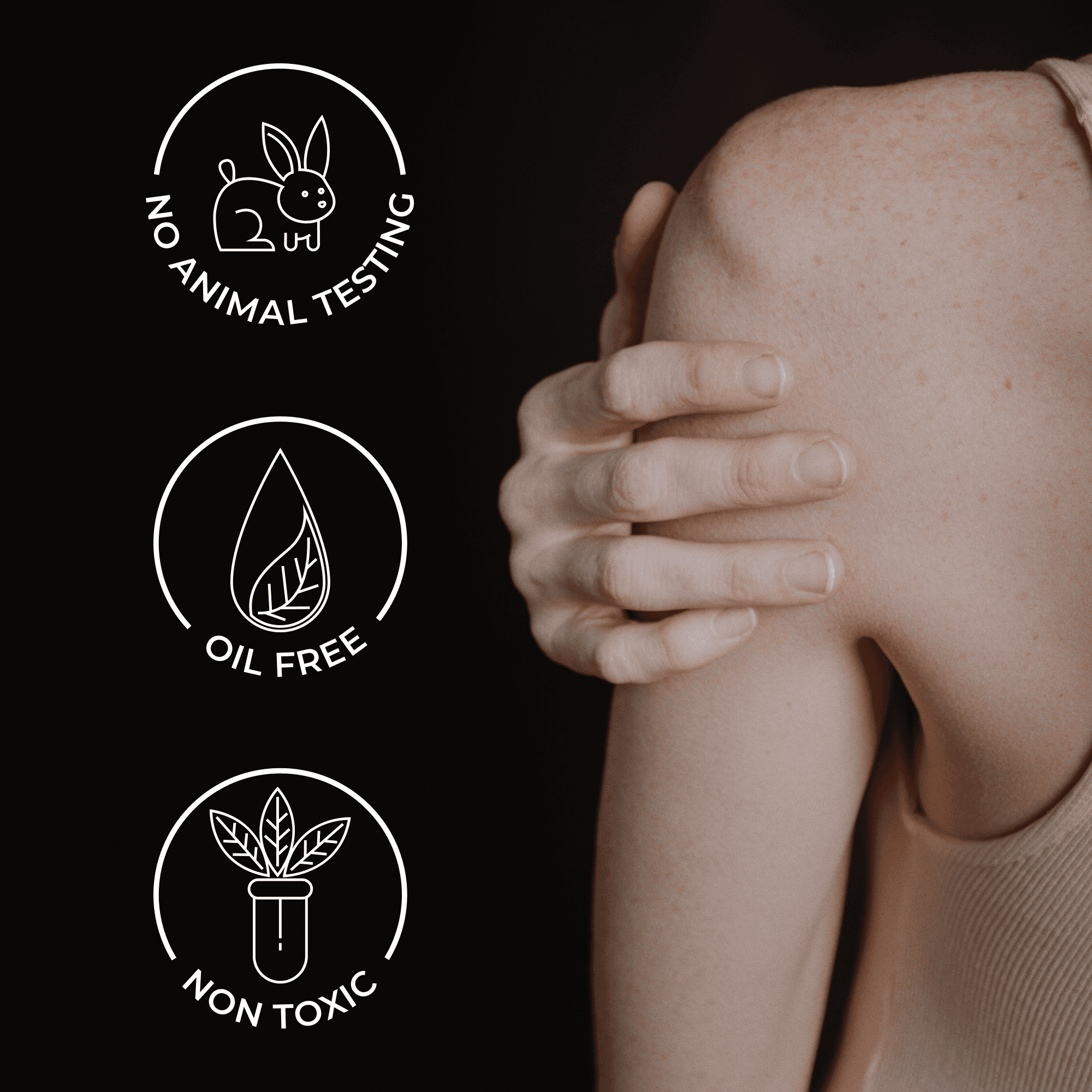Dark Spot Corrector for intimate areas: no animal testing, oil free, non toxic