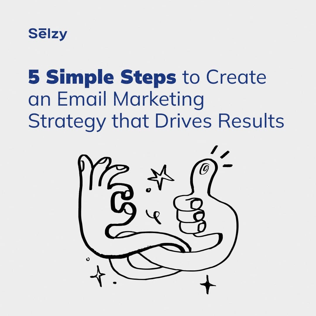 Instagram post: 5 simple steps to create an email marketing strategy
