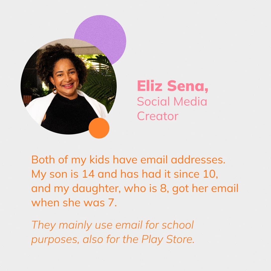 Instagram carousel: Kid's first email, page 3