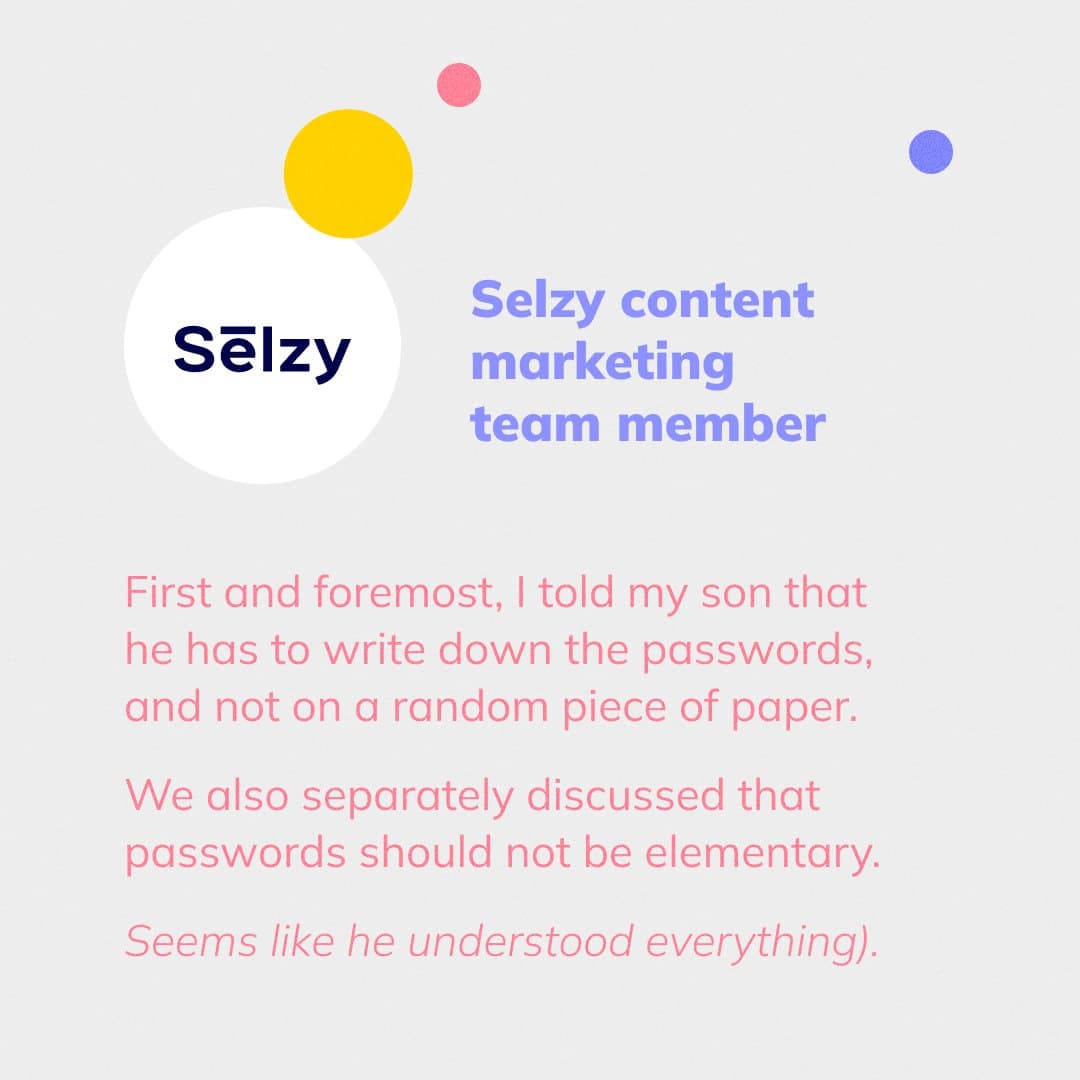Instagram carousel: Kid's first email, page 8