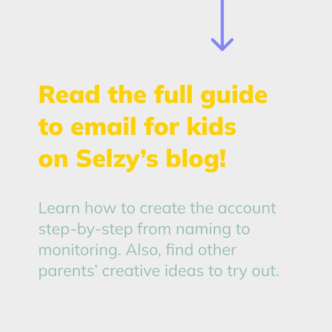 Instagram carousel: Kid's first email, page 9