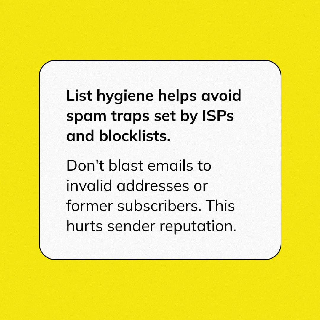 Instagram carousel: How list hygiene can improve deliverability, page 3