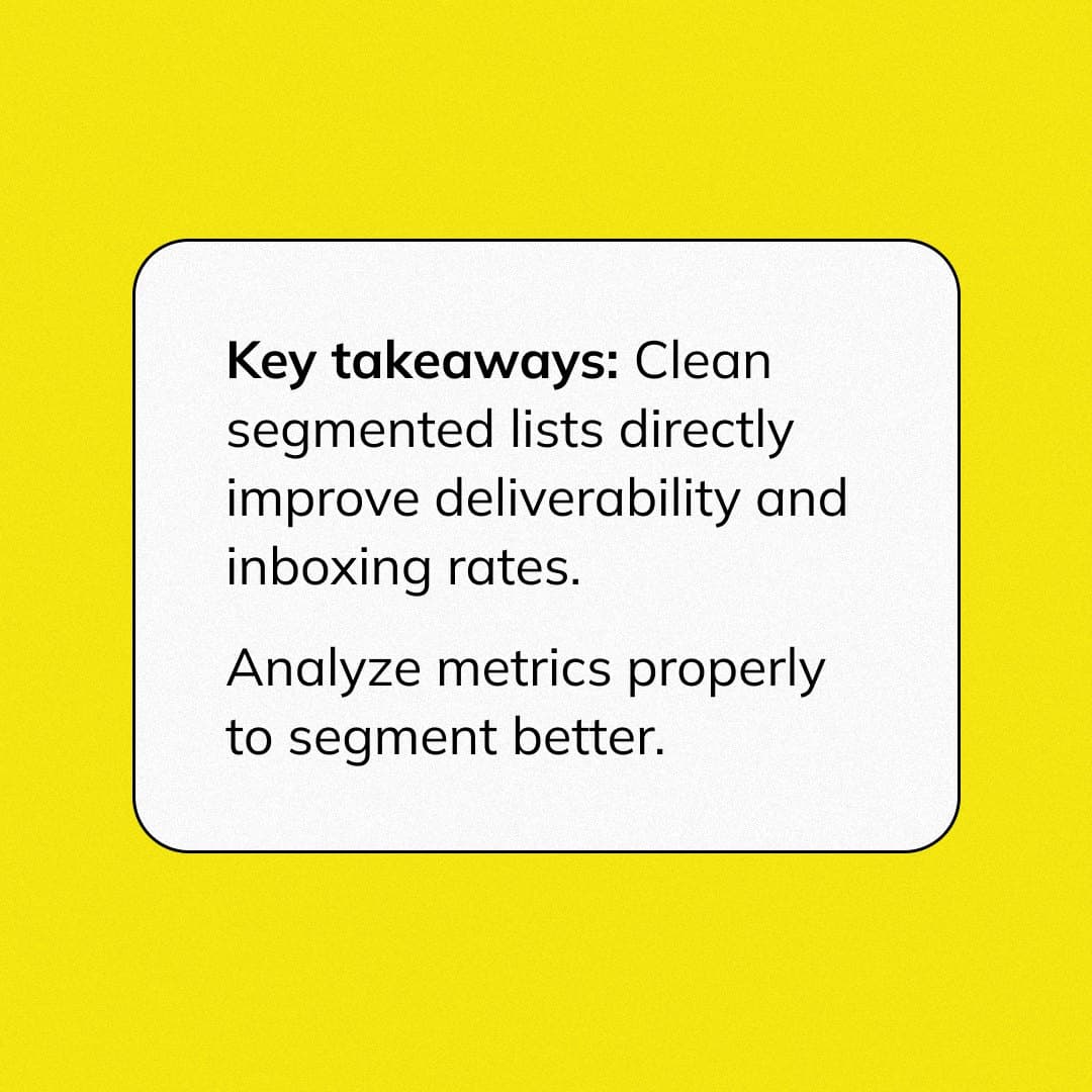 Instagram carousel: How list hygiene can improve deliverability, page 9