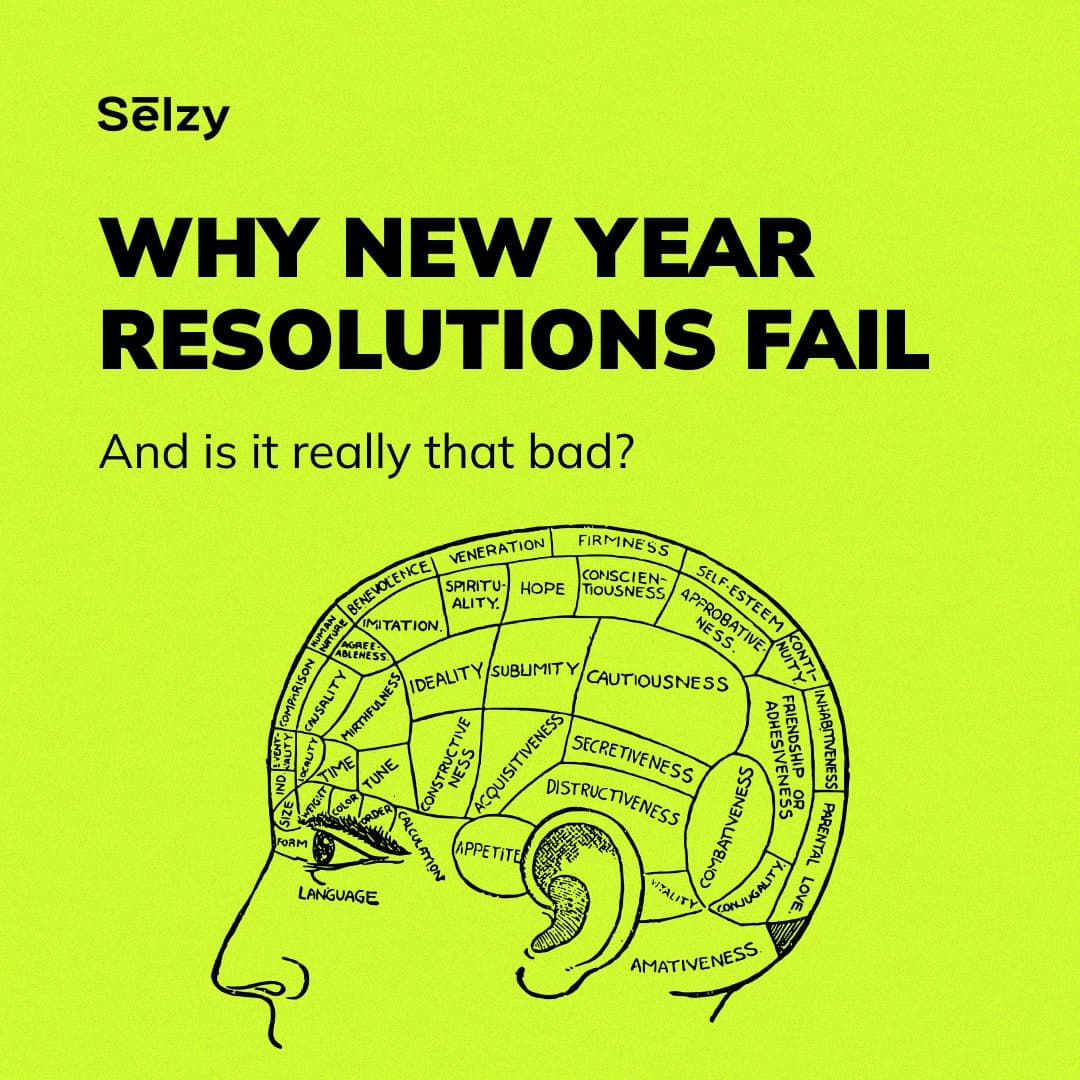 Instagram carousel: Why New Year resolutions fail