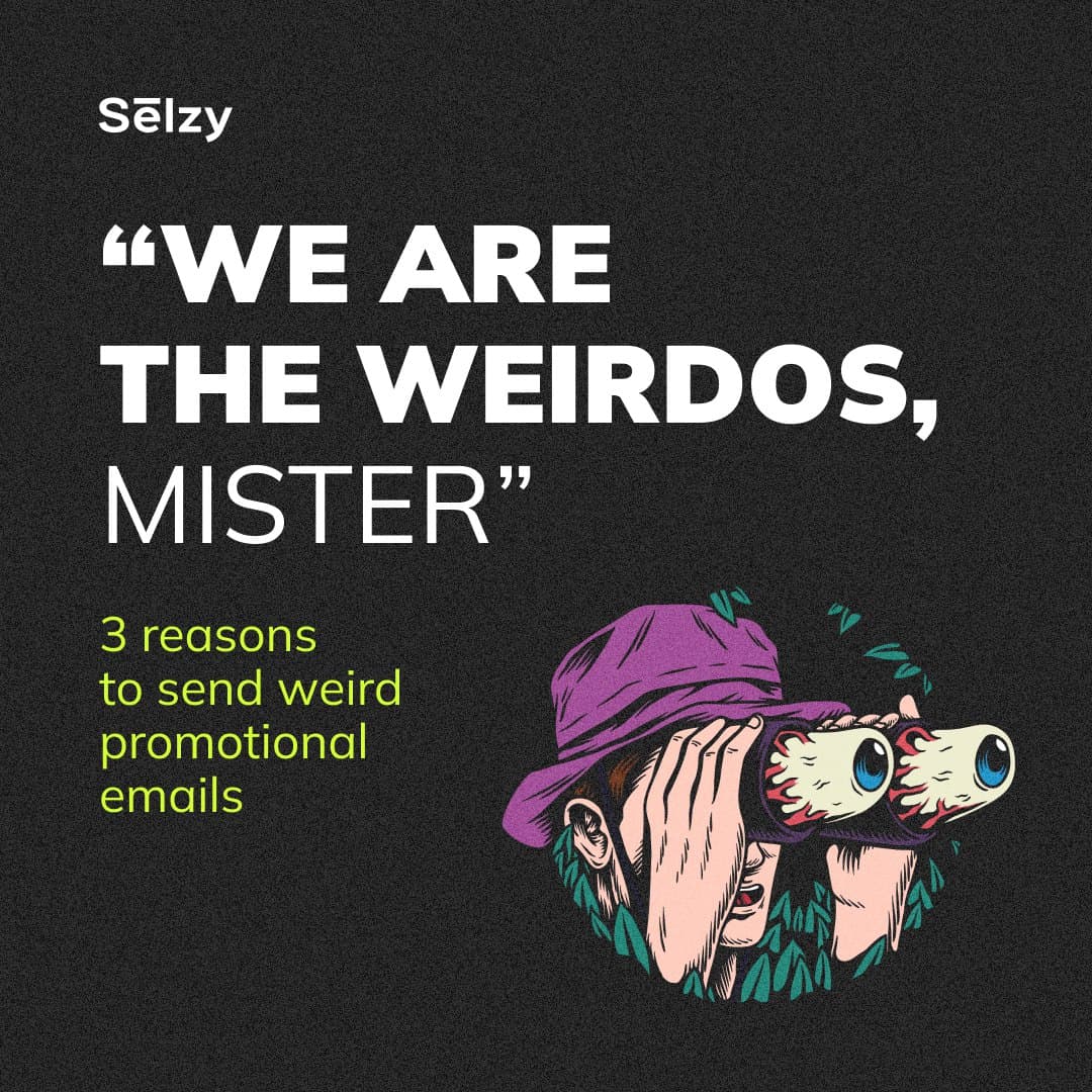 Instagram carousel: "We are the weirdos, mister"