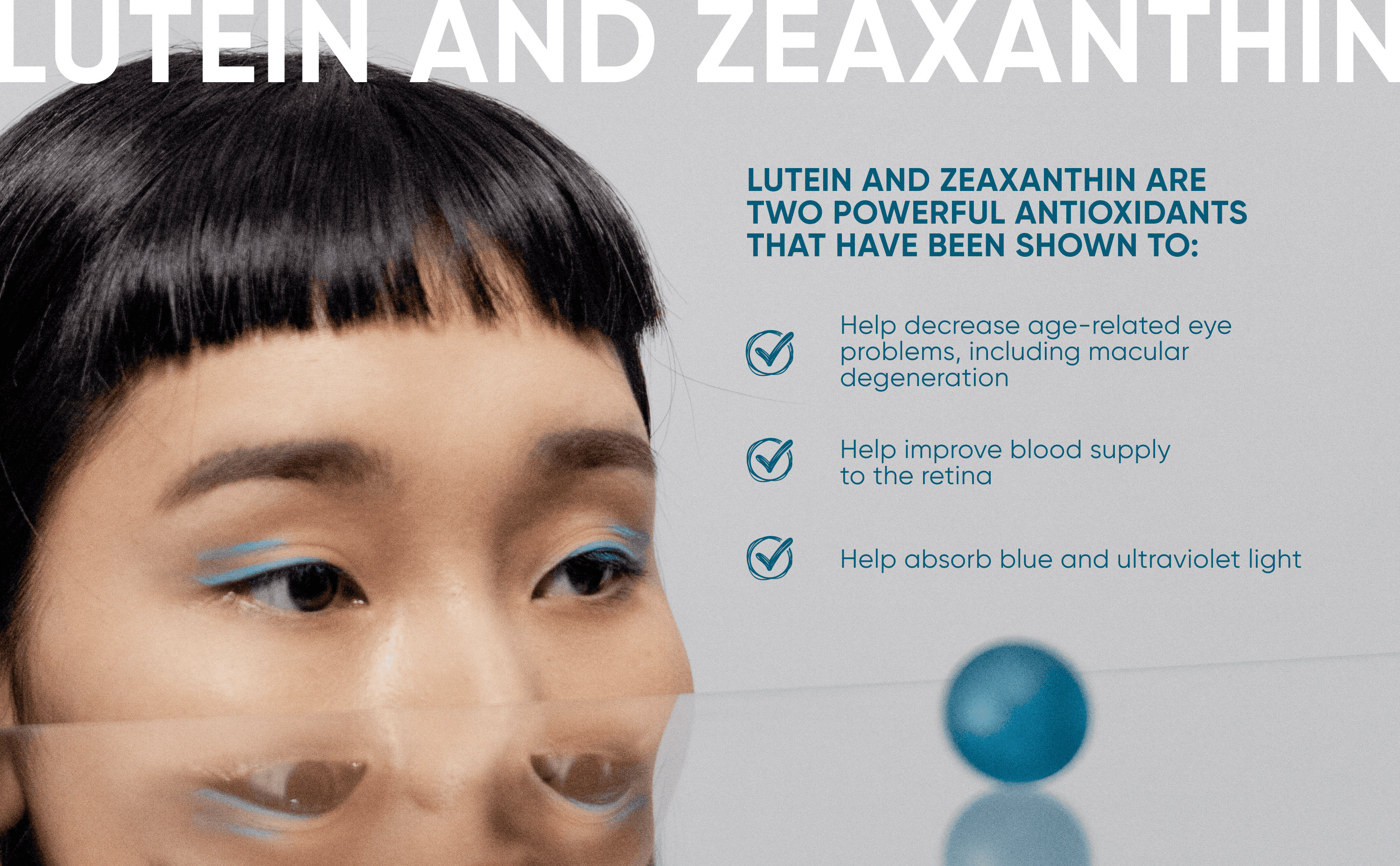 Dāleez Eye Health A+ content: lutein and zeaxanthin, two powerful antioxidants
