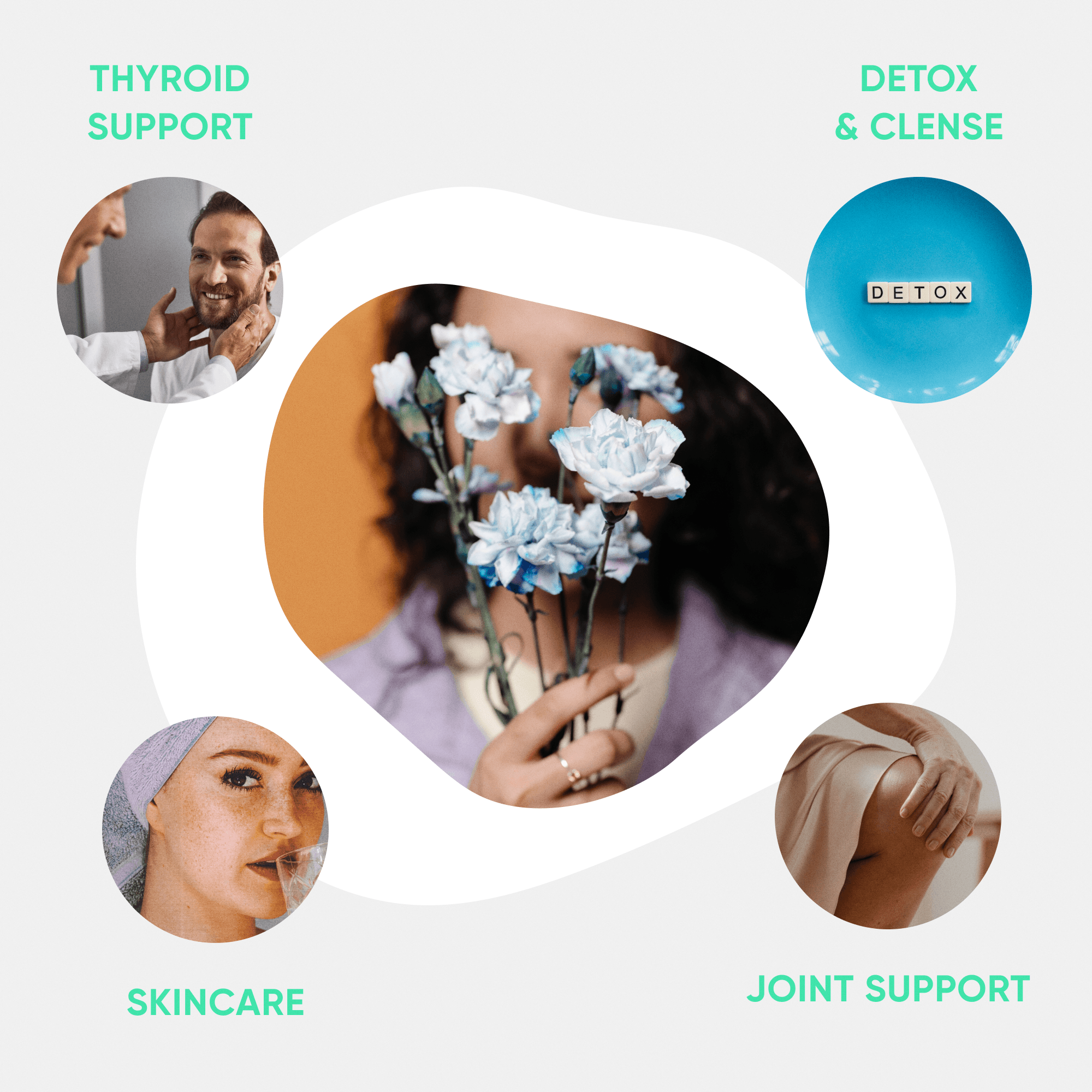 Sea Moss listing picture: thyroid support, detox and cleanse, skincare, joint support